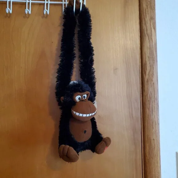 Polyfect Toys Monkey Plush Makes Jungle Sounds 9" NOS Works Great - Picture 3 of 11